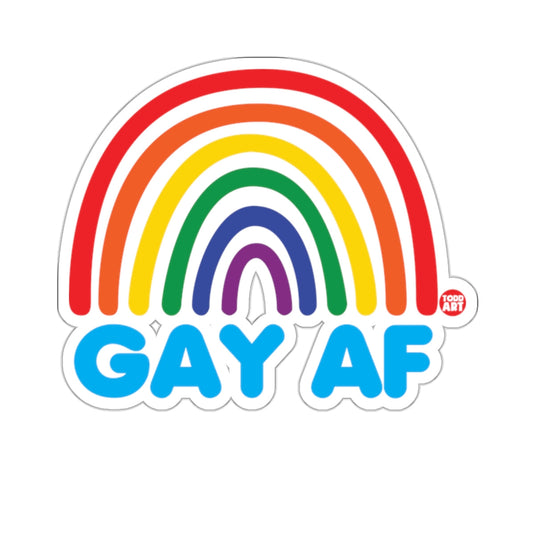 Rainbow Arch Gay AF Pride Todd Art 