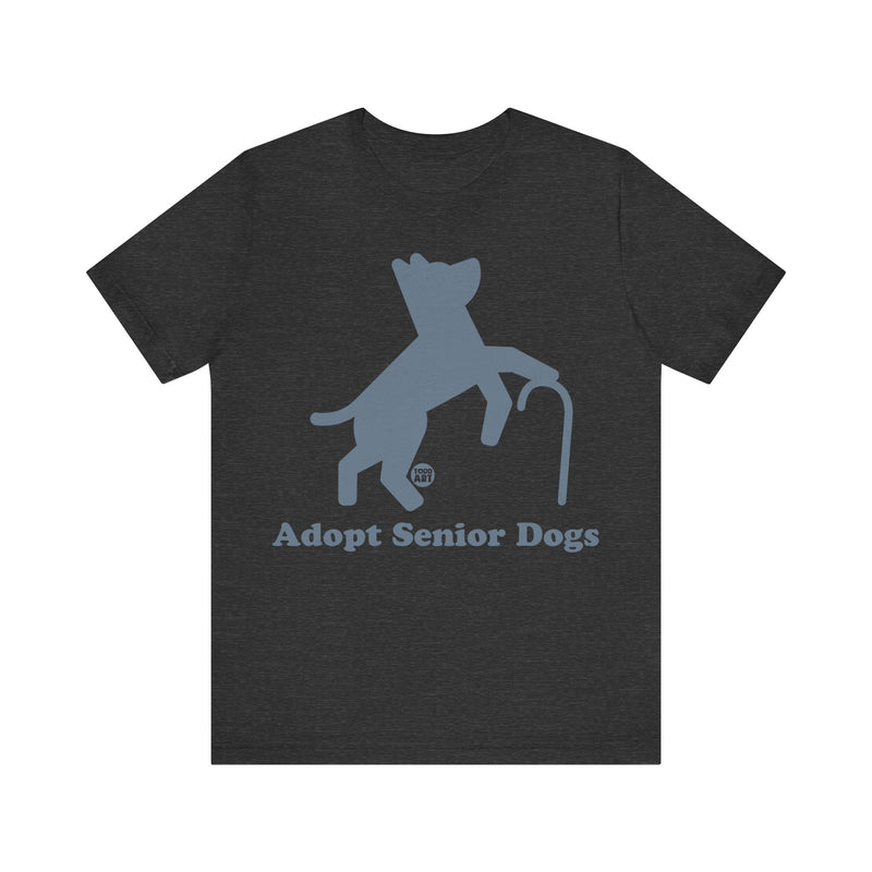 Load image into Gallery viewer, Adopt Senior Dogs Unisex Jersey Short Sleeve Tee
