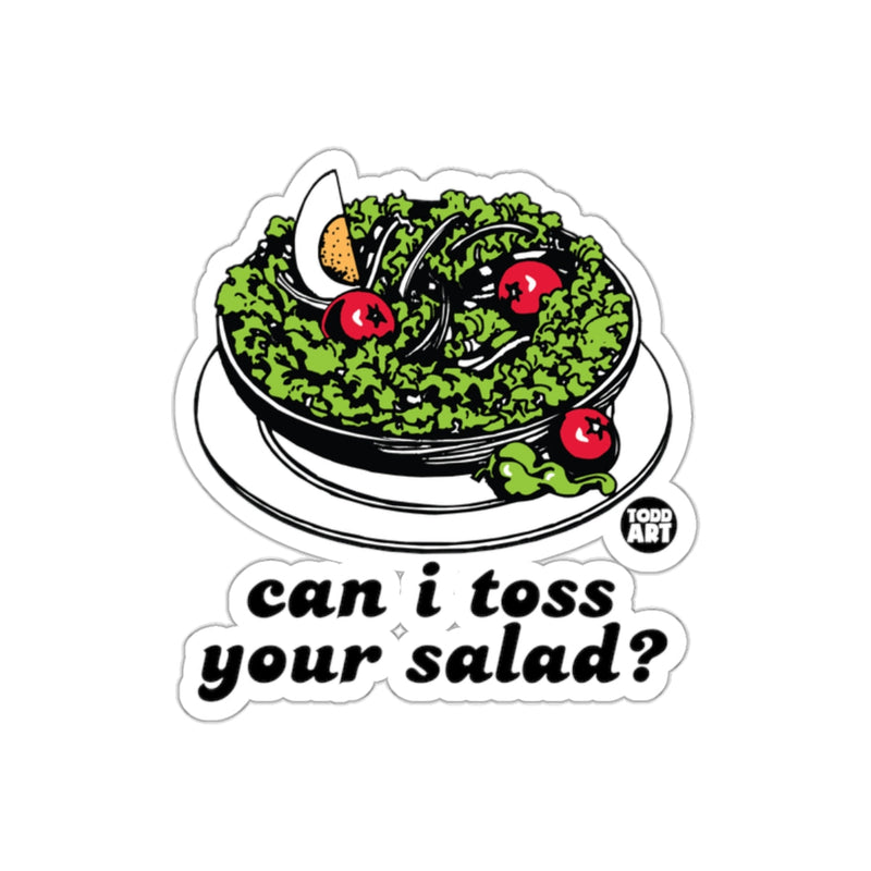 Load image into Gallery viewer, Can I Toss Your Salad Graphic Sticker
