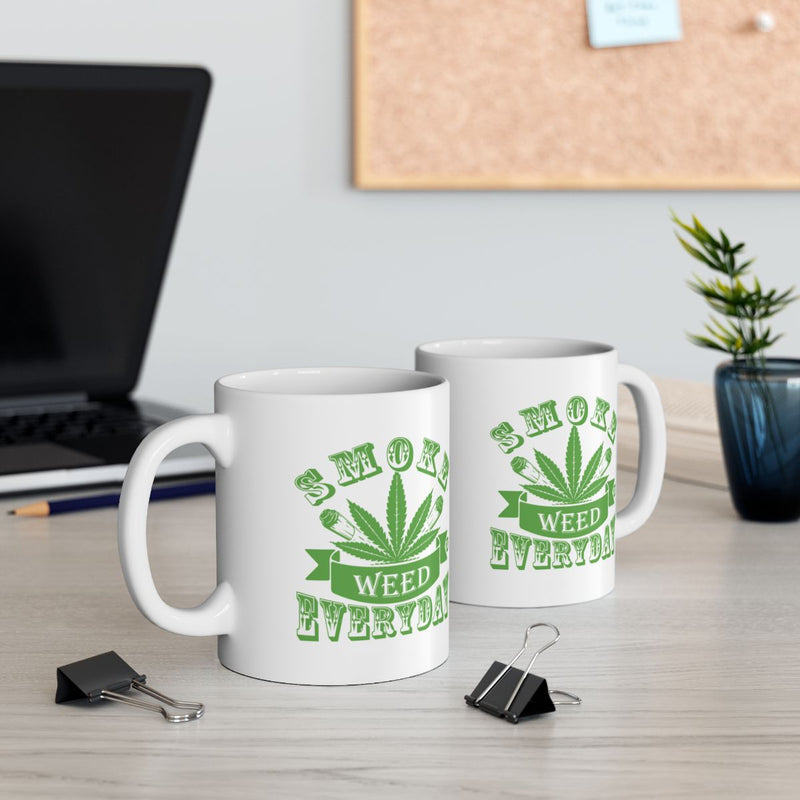 Load image into Gallery viewer, Smoke Weed Everyday Design Coffee Mug
