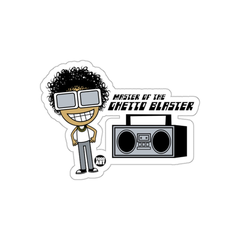 Load image into Gallery viewer, Master of the Ghetto Blaster Graphic Sticker
