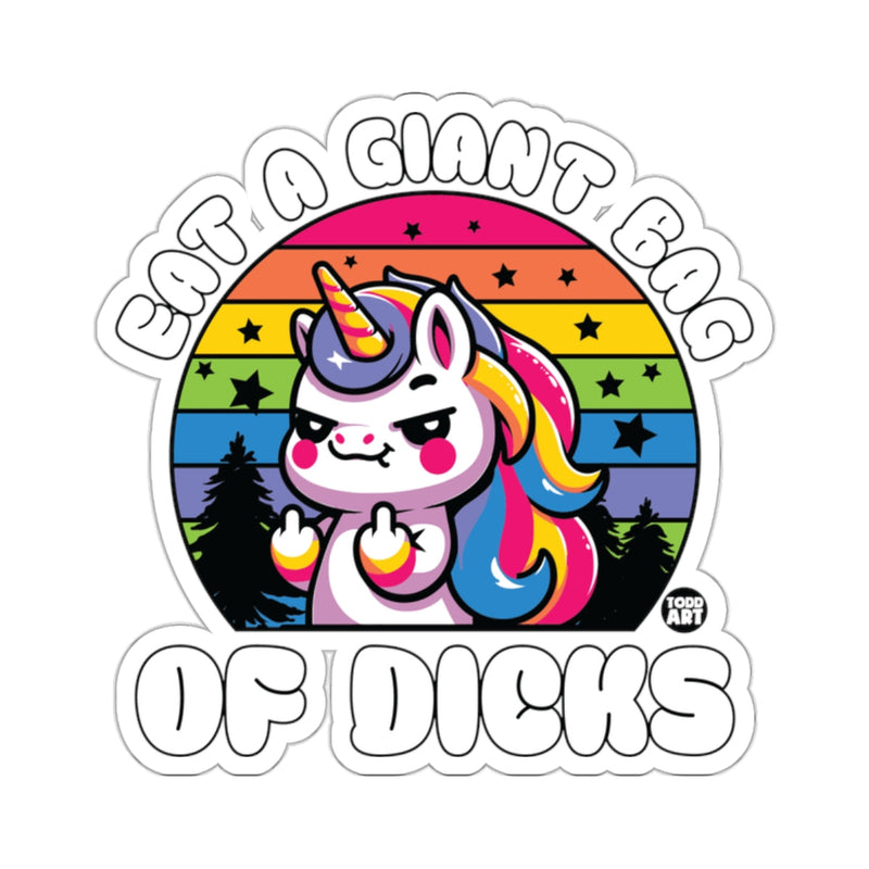 Load image into Gallery viewer, EAT A GIANT BAG OF DICKS Unicorn Rainbow 
