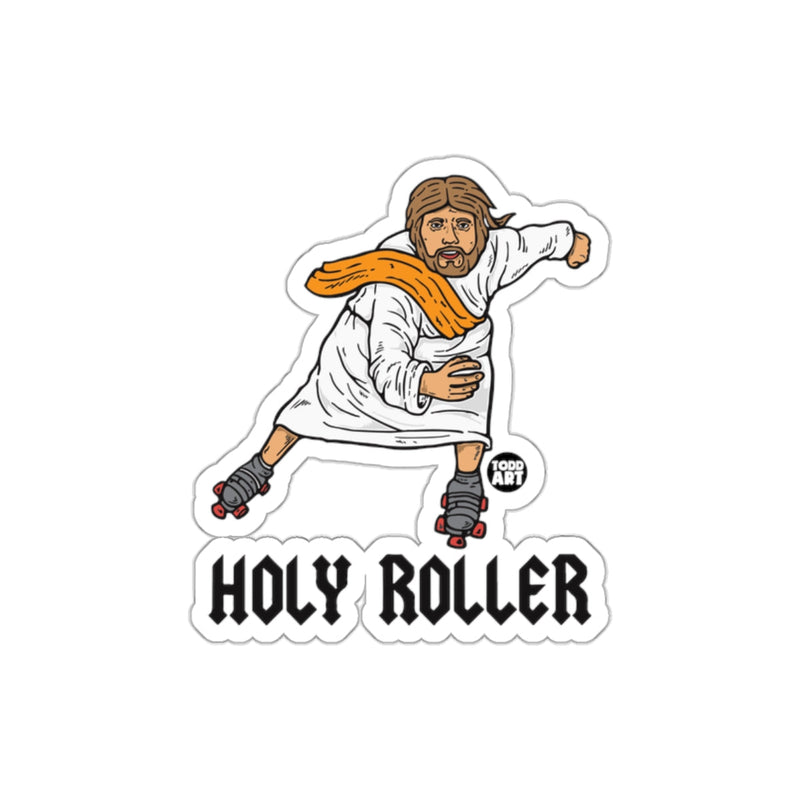 Load image into Gallery viewer, Holy Roller Skating Jesus Art Sticker Todd Product
