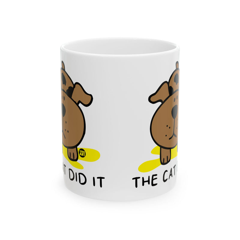 Load image into Gallery viewer, Cat Did It Mug, Funny Mugs for Him, Sarcastic Mens Mug, Funny Coffee Mug Men
