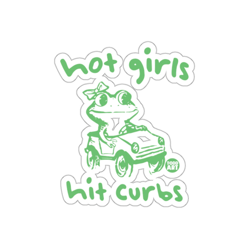 Load image into Gallery viewer, Hot Girls Hit Curbs Todd Art Graphic Sticker
