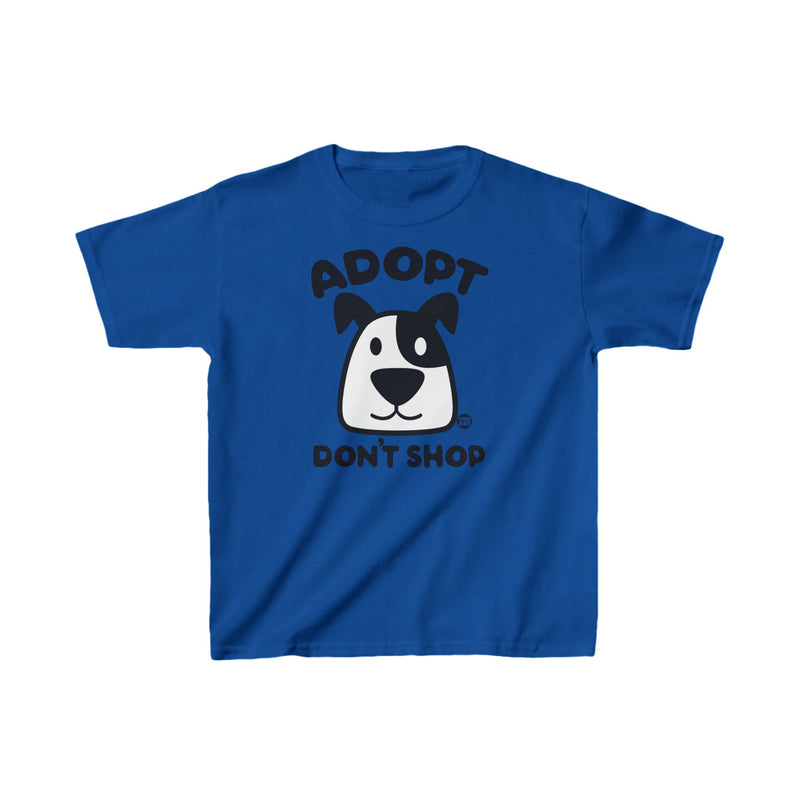 Load image into Gallery viewer, Adopt Don&#39;t Shop Dog Tee, Cute Dog Tshirt for Kids, Cute Kids Tees, Dog Shirt For Kids, Pet Adoption Kids Shirt
