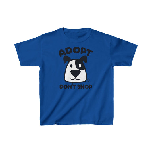 Adopt Don't Shop Dog Tee, Cute Dog Tshirt for Kids, Cute Kids Tees, Dog Shirt For Kids, Pet Adoption Kids Shirt