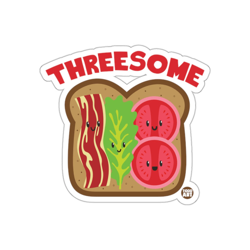 Load image into Gallery viewer, Fun Threesome Sandwich Design Sticker for Sale
