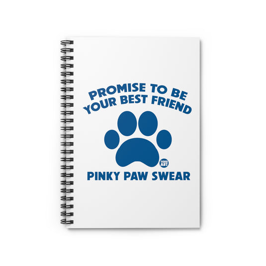 Promise to be Your Best Friend Dog Spiral Notebook - Ruled Line, Cute Dog Notebook