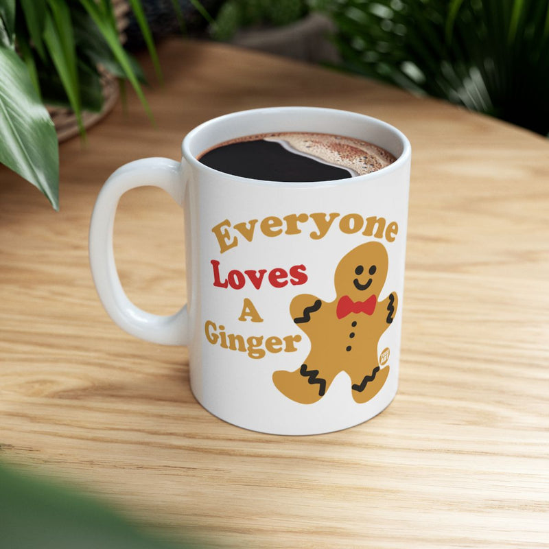 Load image into Gallery viewer, Everyone Loves A Ginger Mug With Cute Gingerbread
