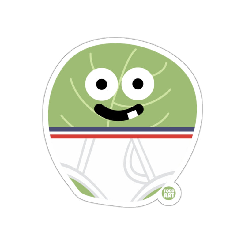 Load image into Gallery viewer, Happy Green Character with Big Eyes Sticker
