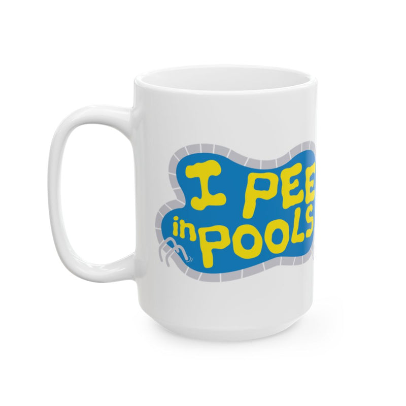Load image into Gallery viewer, I Pee In Pools Humorous Coffee Mug for Pool Lovers
