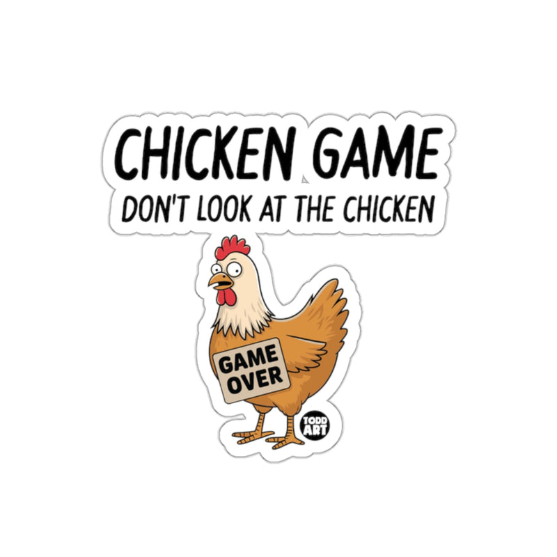 Load image into Gallery viewer, Chicken Game Don't Look At The Chicken Sticker

