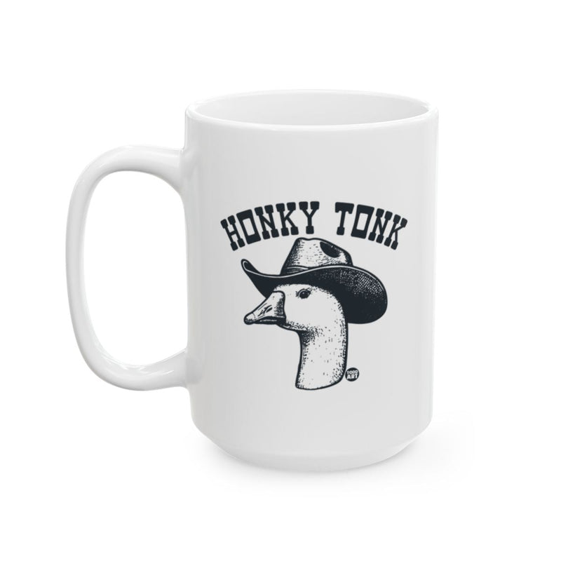 Load image into Gallery viewer, Funny Honky Tonk Duck With Cowboy Hat Coffee Mug
