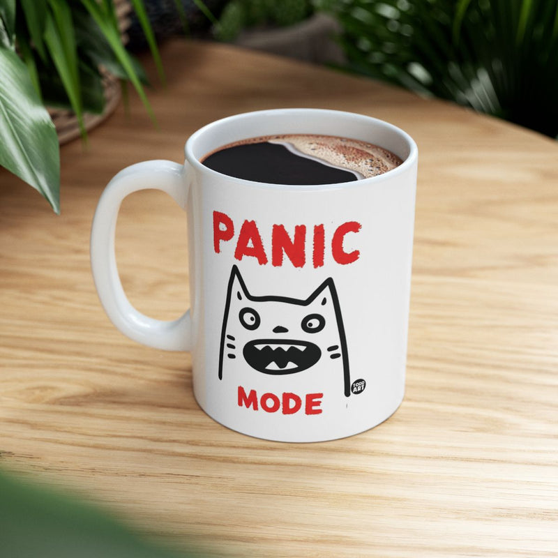 Load image into Gallery viewer, Panic Mode Funny Cat Design Mug Perfect Gift
