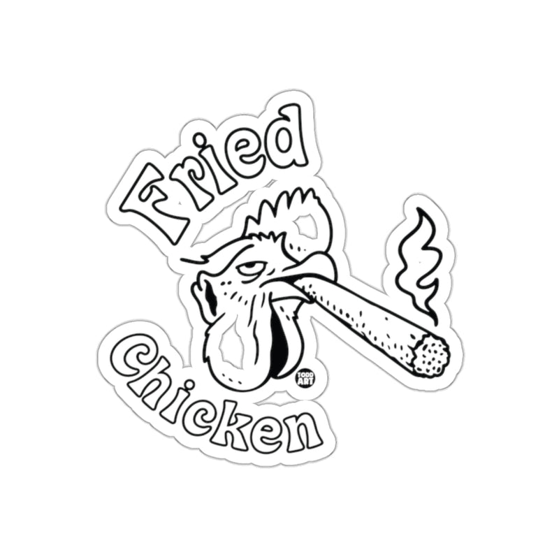 Load image into Gallery viewer, Fried Chicken Smoking Sticker Art Designfunny
