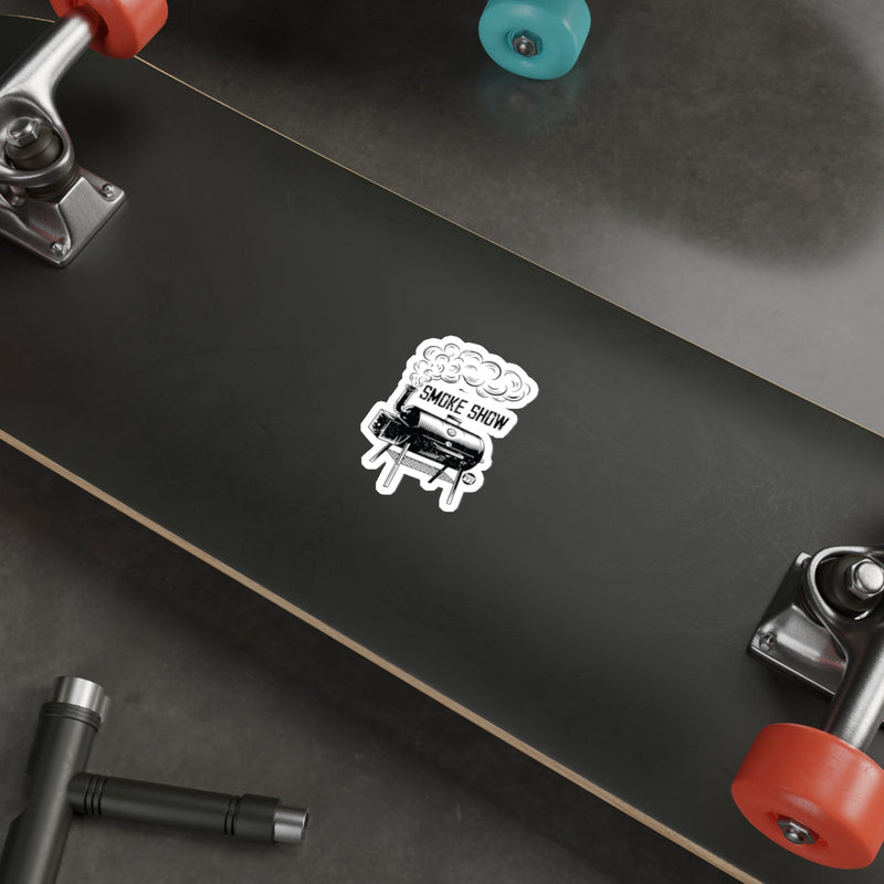 Load image into Gallery viewer, Smoke Show Graphic Sticker on Skateboard Deck
