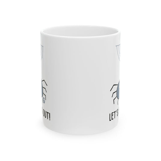 Let's Hang Out Spider Mug