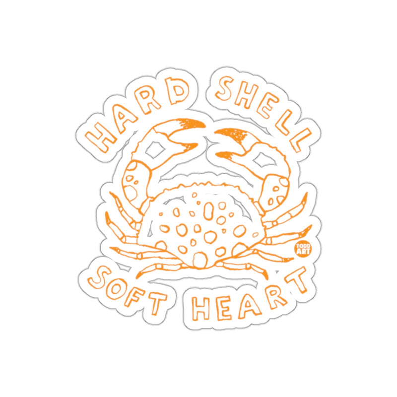 Load image into Gallery viewer, Hard Shell Soft Heart Crab Sticker Product
