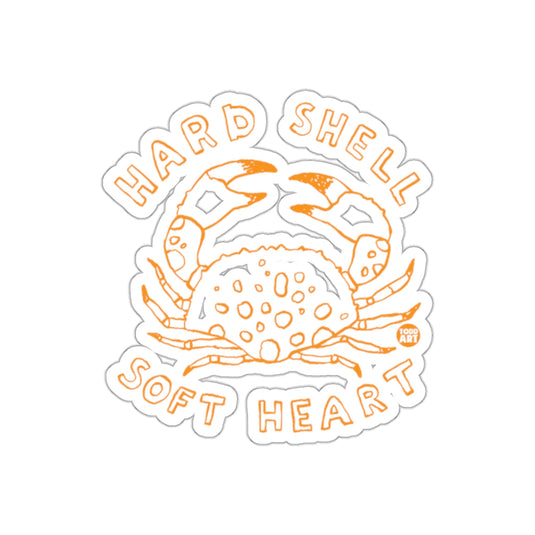 Hard Shell Soft Heart Crab Sticker Product