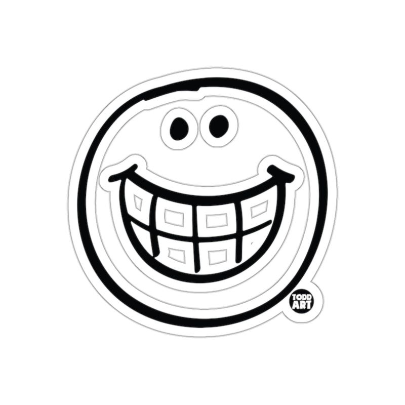 Load image into Gallery viewer, Smiling Face Todd Art Sticker for Your Products
