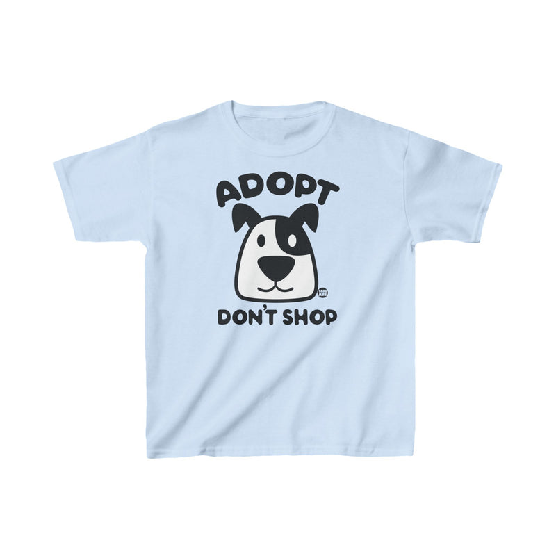 Load image into Gallery viewer, Adopt Don&#39;t Shop Dog Tee, Cute Dog Tshirt for Kids, Cute Kids Tees, Dog Shirt For Kids, Pet Adoption Kids Shirt
