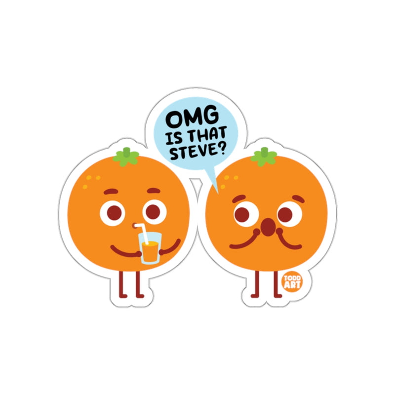 Load image into Gallery viewer, Cute Orange Characters With Funny Speech Bubble Sticker
