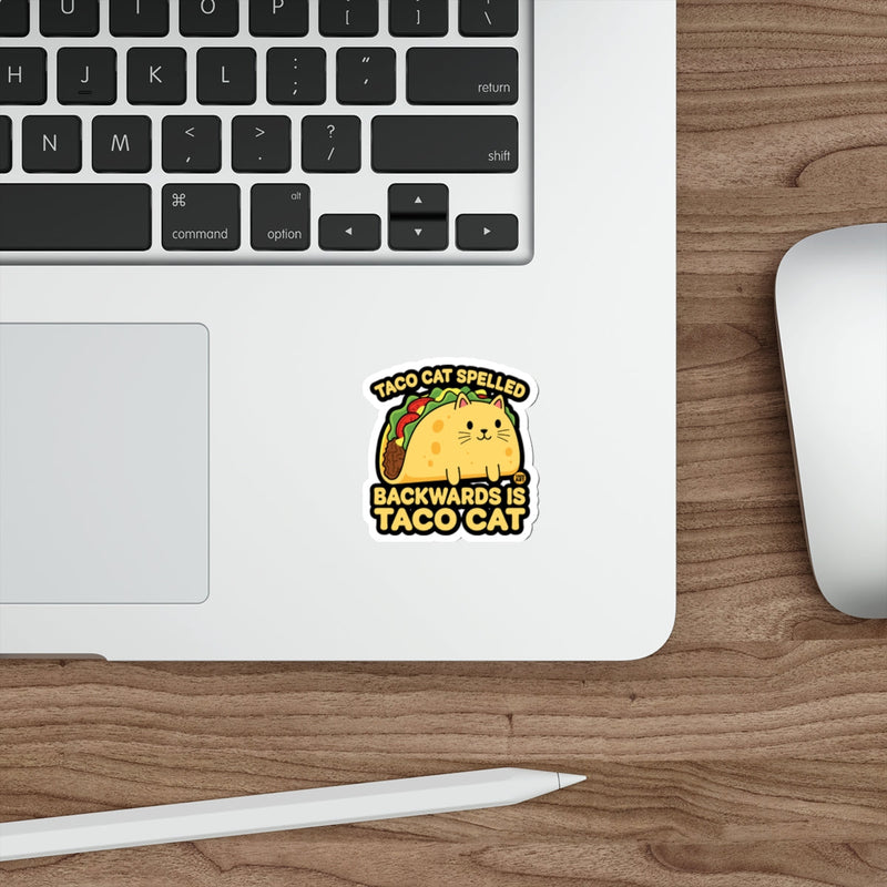 Load image into Gallery viewer, Taco Cat Spelled Backwards is Taco Cat Funny 
