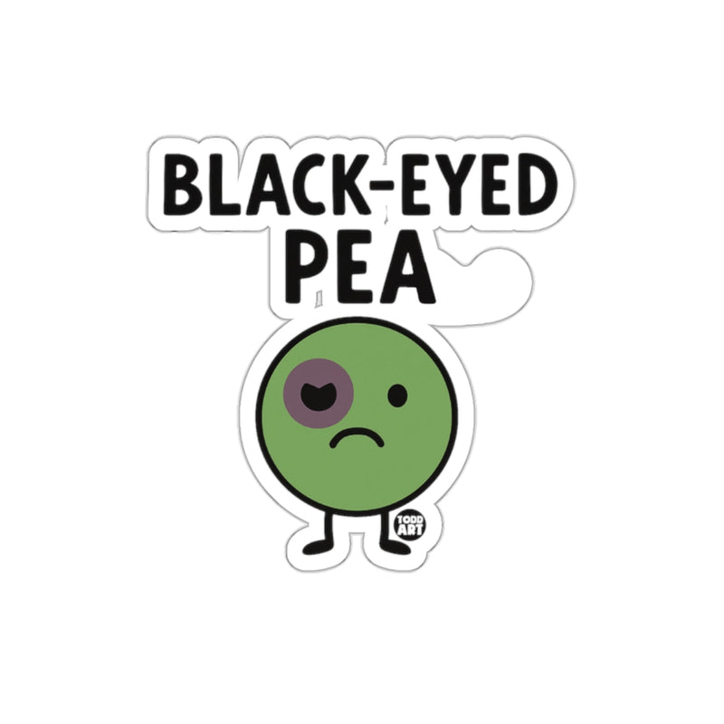 Load image into Gallery viewer, Black-Eyed Pea Character Decal Sticker
