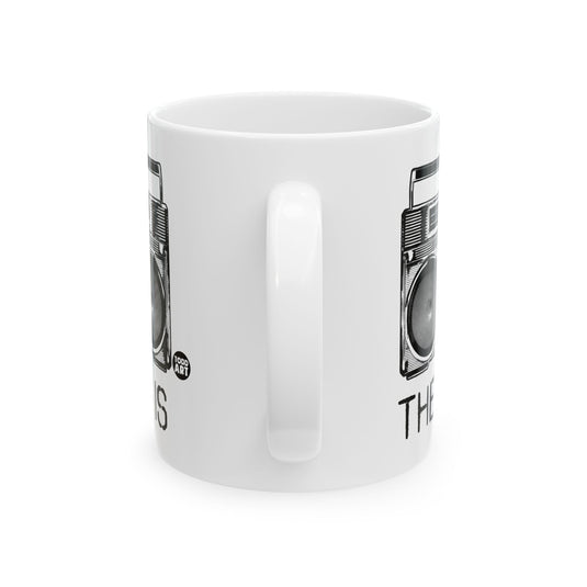 Boom There It is Coffee Mug, Funny Boom Box Meme Mug, Retro Boom Box Mug