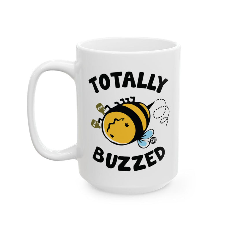 Load image into Gallery viewer, Totally Buzzed Bee Design Coffee Mug Product
