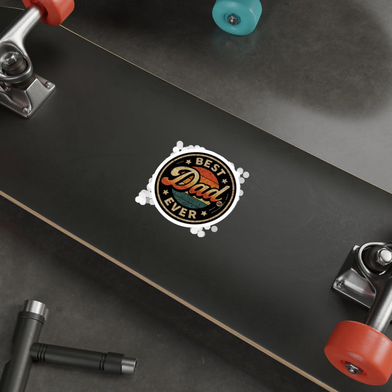 Load image into Gallery viewer, Best Dad Ever Sticker for Skateboard or Laptop
