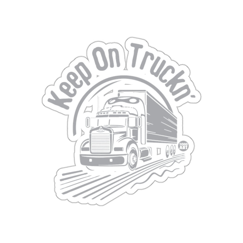 Load image into Gallery viewer, Keep On Truckin' Sticker for Motivational Truck Art
