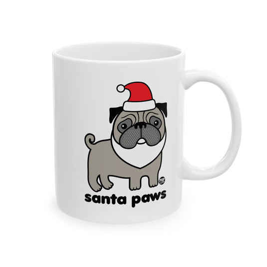 Santa Paws Pug Mug