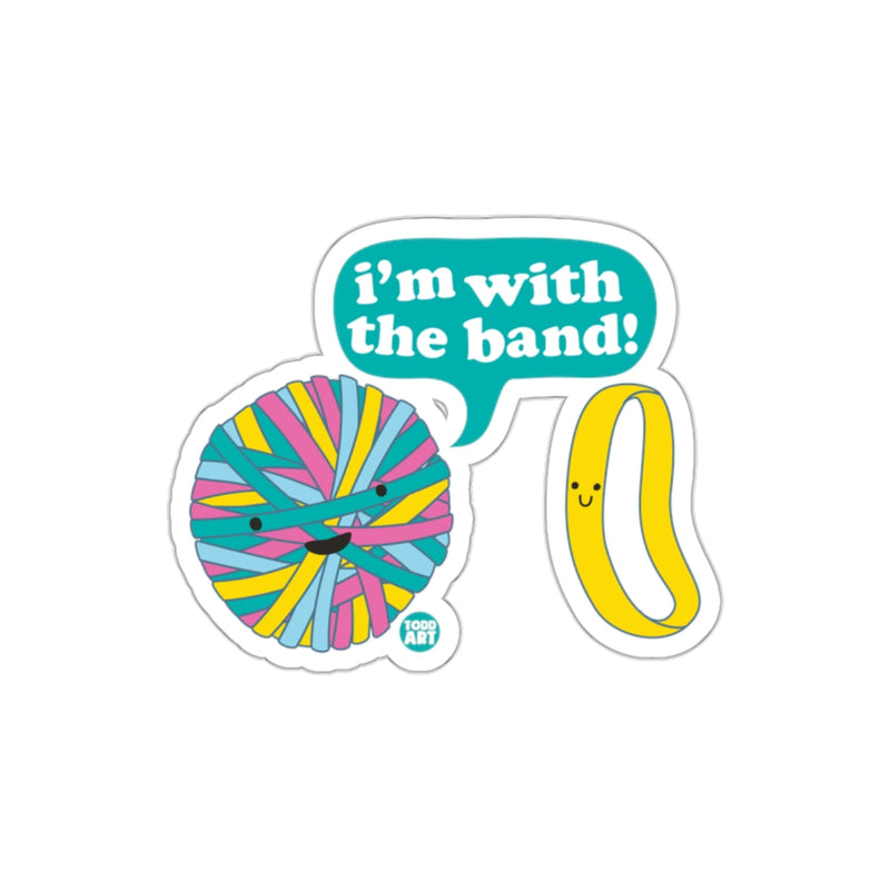 Load image into Gallery viewer, I'm With The Band Colorful Cute sticker
