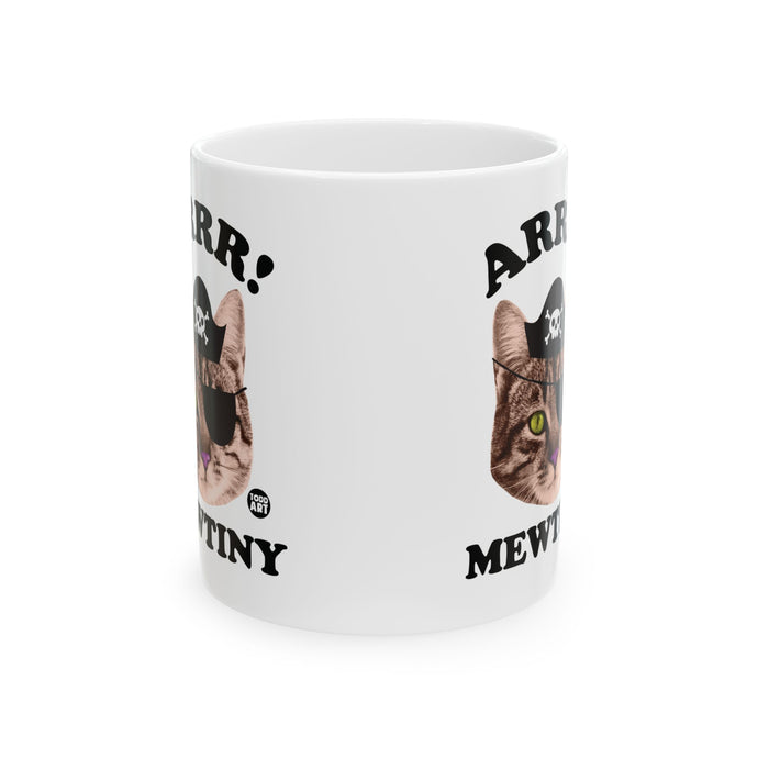 Mewtiny Cat Mug, Funny Cat Pirate Mug, Cute Cat Mug, Cat Lover Gift