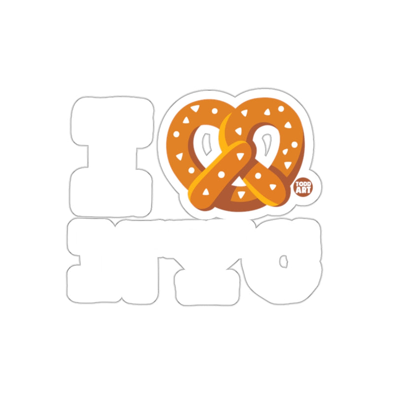 Load image into Gallery viewer, I Love NY Pretzel Sticker Fun Souvenir Item Decal
