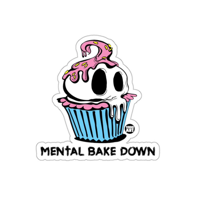 Load image into Gallery viewer, Mental Bake Down Cupcake Sticker Product
