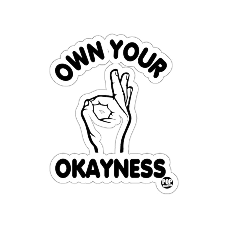 Load image into Gallery viewer, Own Your Okayness Motivational Sticker
