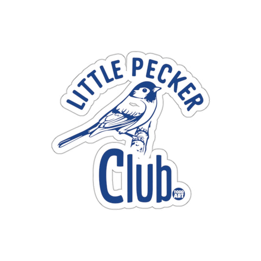 Little Pecker Club Unique Bird Design Sticker