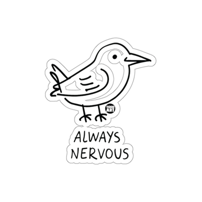 Load image into Gallery viewer, Always Nervous Bird Sticker for Creative Expressions
