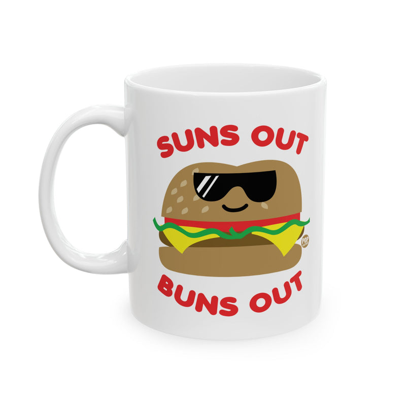 Load image into Gallery viewer, Suns Out Buns Out Burger Mug
