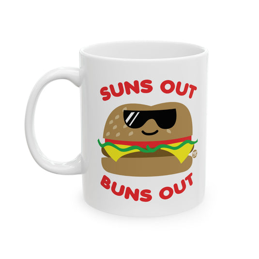 Suns Out Buns Out Burger Mug