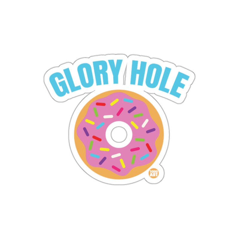 Load image into Gallery viewer, Glory Hole Sprinkled Donut Cartoon Sticker
