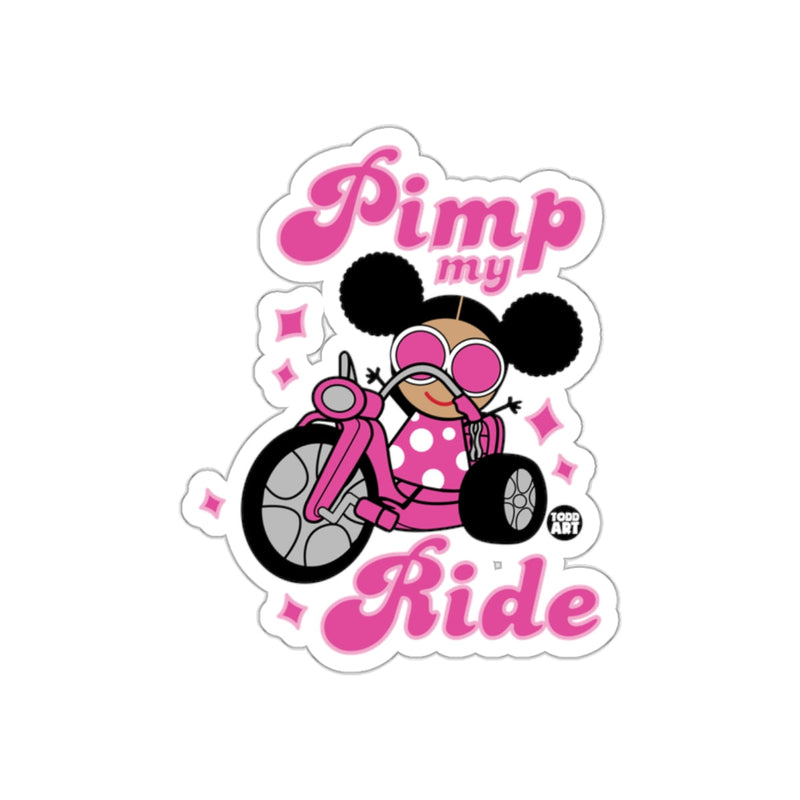 Load image into Gallery viewer, Pimp My Ride Pink Girl Cartoon Decor Sticker
