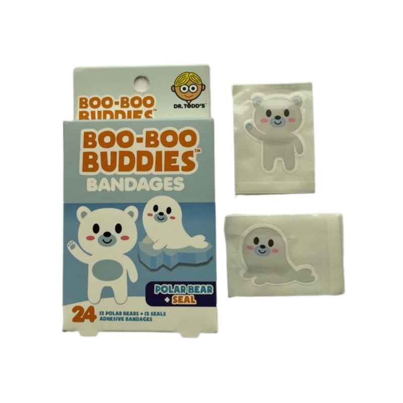 Load image into Gallery viewer, Boo-Boo Buddies Polar Bear and Seal Bandages
