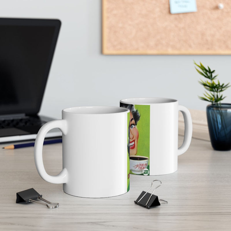 Load image into Gallery viewer, Vintage Retro Coffee Cups with Fun Artwork Mug
