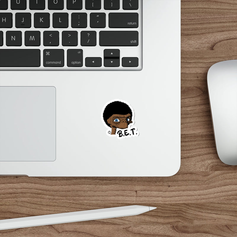 Load image into Gallery viewer, BET The Extra Terrestrial With An Afro Style sticker

