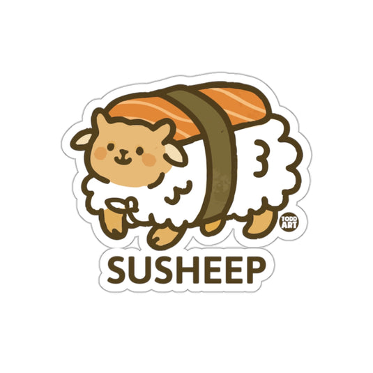 Cute Susheep Sticker with Adorable Sushi Sheep Combo