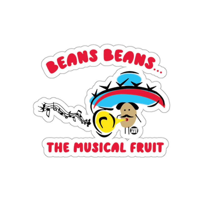 Load image into Gallery viewer, Beans Beans The Musical Fruit Funny Sticker
